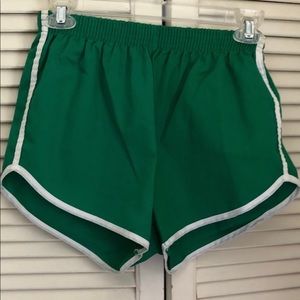Vintage Green Gym Shorts
